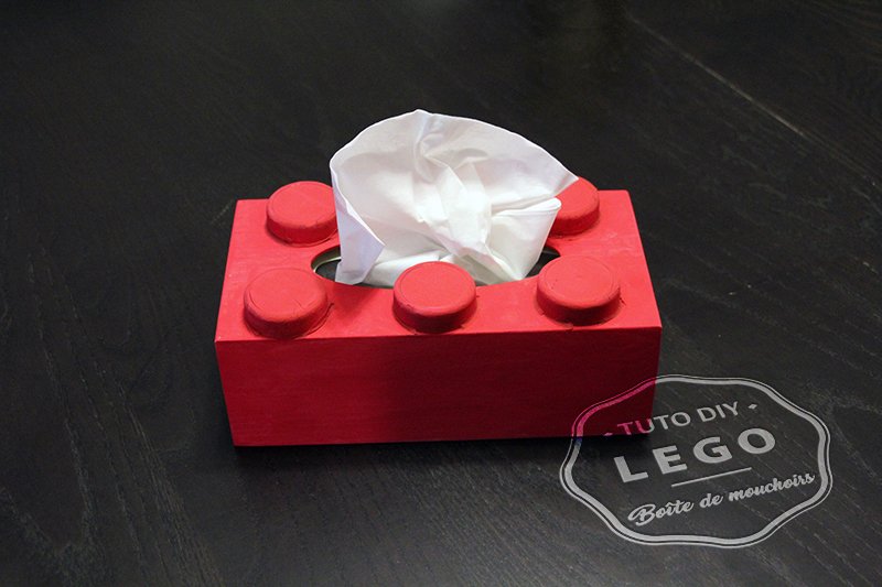 DIY : une boîte à mouchoirs « LEGO »